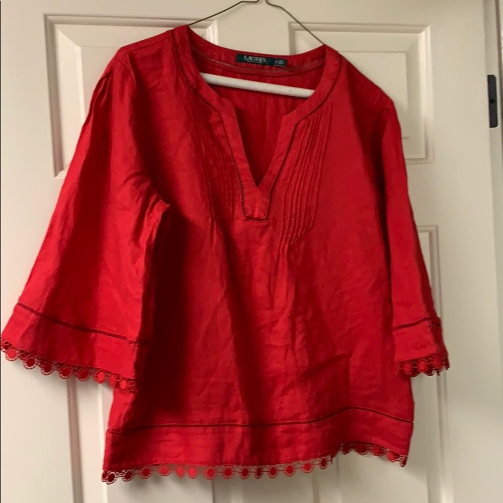Lauren linen blouse